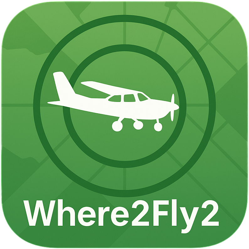 Where2Fly2 App